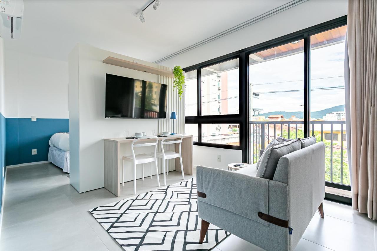 Апартаменты Studio Moderno Com Vaga, Proximo A Lagoa Da Conceicao - Trindade Флорианополис Экстерьер фото