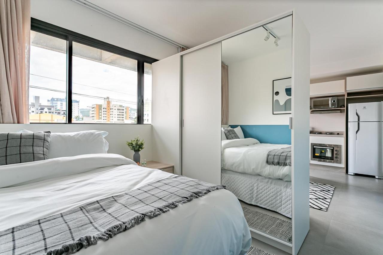 Апартаменты Studio Moderno Com Vaga, Proximo A Lagoa Da Conceicao - Trindade Флорианополис Экстерьер фото